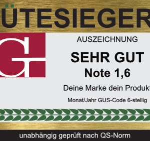 Produkttest Siegel Muster